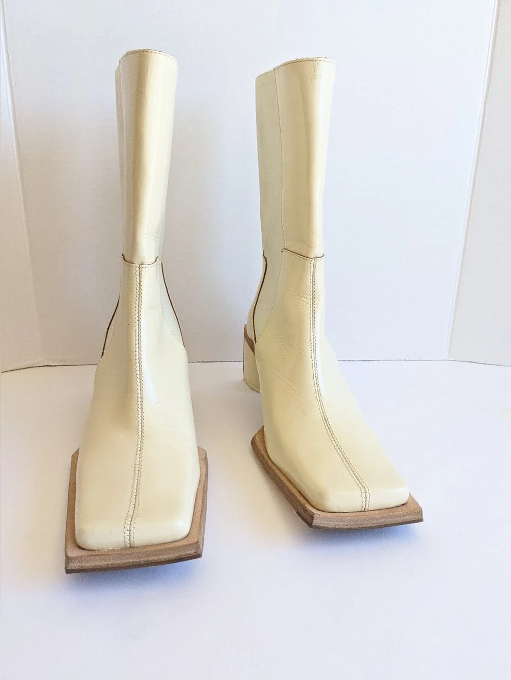 Miista Off-White Minnie Boots 38
